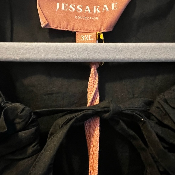 JessaKae Black Dress with Ruffle Details - Picture 3 of 4